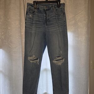 American Eagle Outfitters Blue Distressed Jeans
